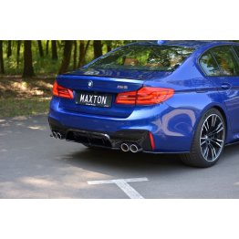 Накладки сплиттеры боковые на задний бампер на BMW M5 F90